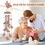 Bee Wind Chimes Outdoor Bee Gifts for Women Mom Men Dad Unique Birthday Metal Honeybee WindChimes for Outside/Indoors, Patio, Lawn, Yard, Home Decor, Outdoor Decor, Garden Decorations