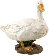 Duck Statue Outdoor Decor for Garden, 5.6" Fairy Yard Figurines Home Sculptures for Lawn Patio Front Porch Backyard
