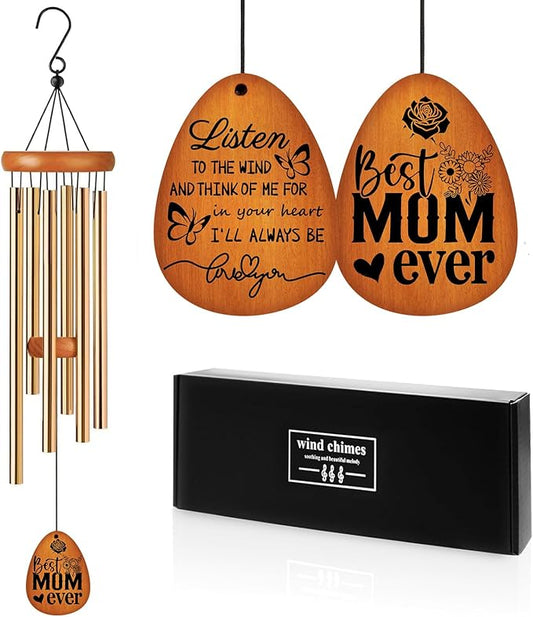Mothers Day Best Gifts for Mom Wind Chimes from Daughter Son Mom Birthday Gift Thanksgiving Christmas Thank You Gift for Mother Women All Moms, Love Reminder Keepsake Ideas