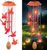 Cardinal Wind Chimes for Outside with 4 Music Aluminum Tubes,Cardinal Wind Chimes for Outside,Best Gifts for Mom Grandma Women Wife Aunt Sister, Unique Mobile Wind Chime, Garden Yard Decor