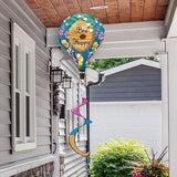 Happy Beehive Spring Hot Air Balloon Wind Twister 54" x 12" Briarwood Lane