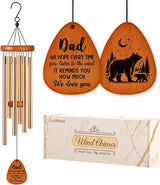 Gifts for Dad, Dad Wind Chimes, Best Gift for Dad, Birthday Gifts for Father from Daughter Son, Present for Dad, Father, Husband, Men, Dad Gift Ideas for Father's Day Thanksgiving Christmas