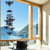 Bees Wind Chimes Outdoor Decoration, Mobile Wind Catcher, Retro Bee Wind Bells, Memorial Wind Chime, Blessing Windchime for Home, Balcony, Yard, Room, Xmas, Party, Indoor, Garden Decor, Gifts for Mom