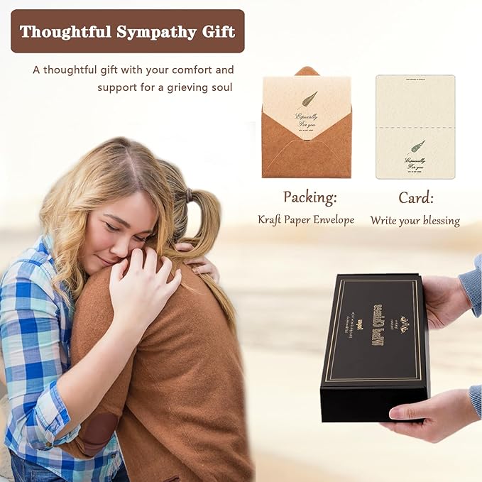 Soopau Sympathy Gift, 32'' Memorial Wind Chimes for Loss of Loved One Mother Father Miscarriage, Bereavement/Condolence/Funeral Gifts, Windchimes in Memory of a Loved One (Bronze)