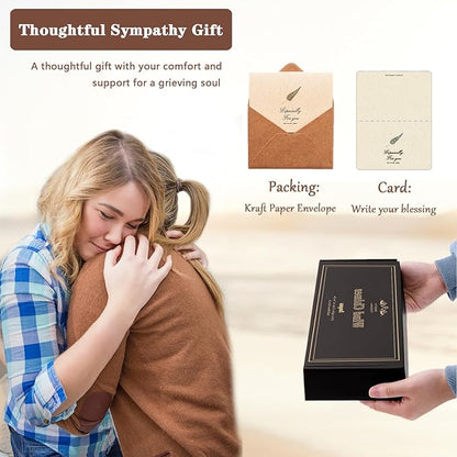 Soopau Sympathy Gift, 32'' Memorial Wind Chimes for Loss of Loved One Mother Father Miscarriage, Bereavement/Condolence/Funeral Gifts, Windchimes in Memory of a Loved One (Bronze)