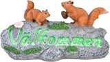 Statue Fine Carving Animal Ornament for Garden Flowerpot Porch Gazebo Decorative Figurine