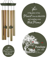 ASTARIN Personalized Wind Chimes Memorial, 30/36 in Cardinal Memorial Wind Chimes, Life Tree Custom Sympathy Gifts in Loving Memory of Mom/Dad, Wind Chime for Loss of Loved Ones(Produced in USA)