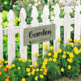 SCAZOMV Garden Sign Decor To Plant A Garden Is To Believe In Tomorrow Funny Outdoor Decorative For Garden Patio Farmhouse Potting Shed She Shed Personalized Wooden Hanging Plaque 5"X 10"