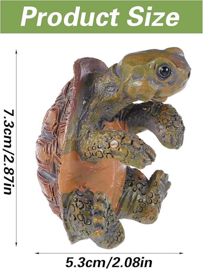 Yolev Turtle Statue Plant Pot Hanger Resin Tortoise Figurine Climbing Turtle Ornament Garden Decor Planter Pots Decorations Turtles Gifts for Yard Garden Ornaments Pot Decoration