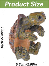 Yolev Turtle Statue Plant Pot Hanger Resin Tortoise Figurine Climbing Turtle Ornament Garden Decor Planter Pots Decorations Turtles Gifts for Yard Garden Ornaments Pot Decoration