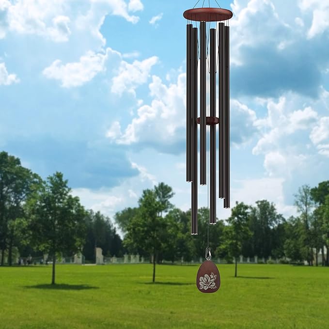 Suntimber Extra Large Wind Chimes Outside Deep Tone, 58" Memorial Wind Chimes for Loss of Loved One,Memorial Sympathy Gifts, Church Wind Chime for Outside Garden,Yard,Patio and Lawn
