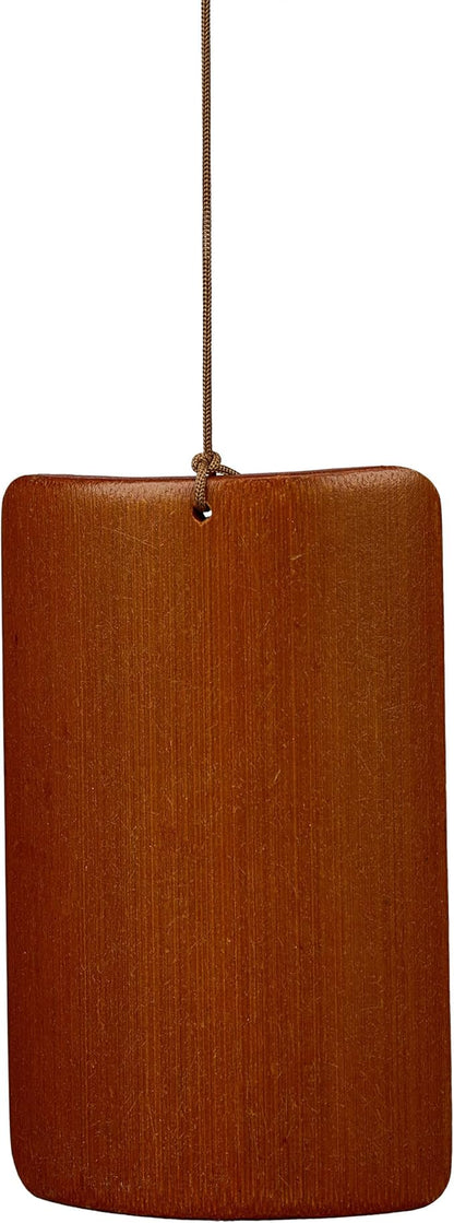 Relaxdays Wind Chime Bamboo, 100%, Brown, 72 x 20 x 6 cm