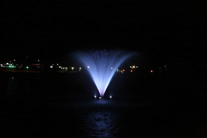 Kasco VFX Series Aerating Pond Fountain - 1/2 Horse Power 120V Single Phase with 100 ft Electric Power Cord | RGB Lighting | Efficient Pond Aeration Systems