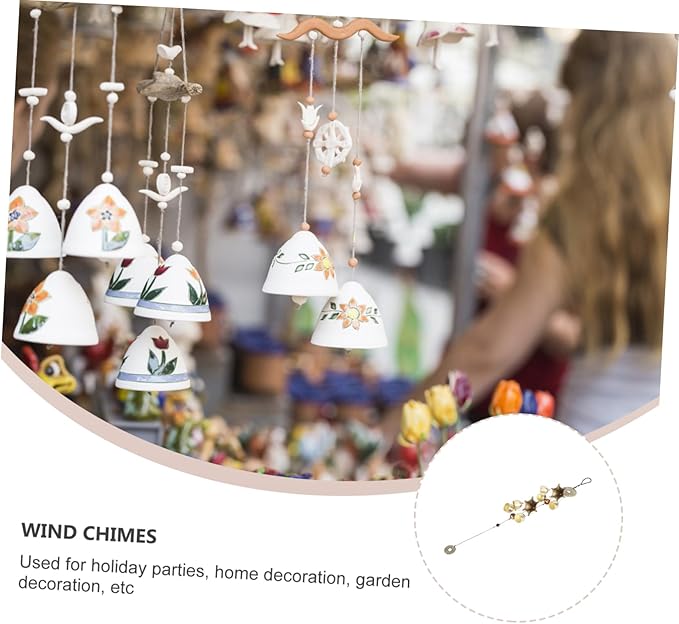 BESPORTBLE 1pc Metal Wind Chime Pendant Decor Hanging Chimes for Garden Patio Door and Home Crisp Sounds for Relaxing Ambiance Birthdays and Special Occasions