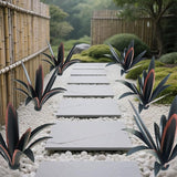 DIY Metal Agave Plant Art Yard Tequila Art Sculpture (9 Leaves -Black)