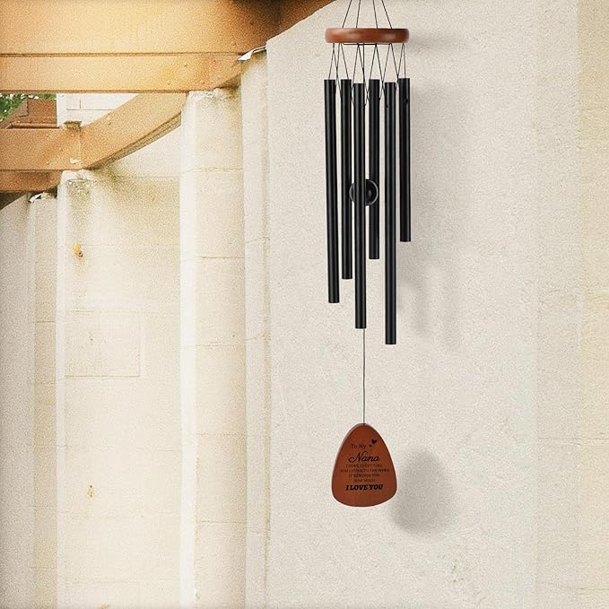 PRSTENLY Nana Gifts, Nanas Wind Chimes Gifts for Nana from Grandkids, Best Nanas Gift Ideas for Birthday Mothers Day Thanksgiving Christmas
