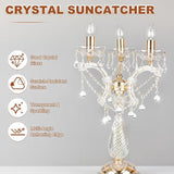M METERXITY 20-Pack Crystal Ball Prisms, 24mm/0.94 Inch Chandelier Pendant Maker Hanging Crystals Chandelier Prisms for Home/Windows/Garden/DIY Decoration[Clear]