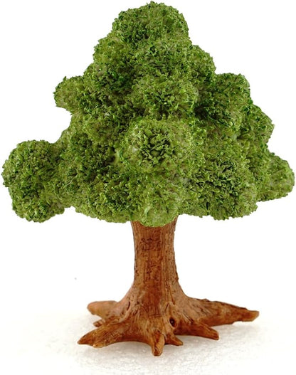 Top Collection Miniature Fairy Garden & Terrarium Mini Leafy Tree Decor with Pick, Small
