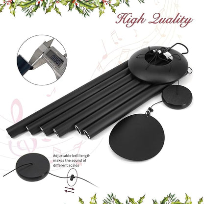 ASTARIN 45in Memorial Wind Chimes, Christmas Large Wind Chimes for Outdoors with 6 Heavy Tubes,Deep Tone for Garden Hanging Decor Sympathy Gifts Box