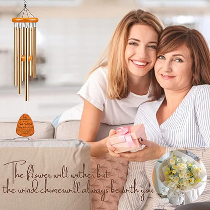 Gifts for Mom, Moms Wind Chimes, Best Gift for Mom, Mother Birthday Gift from Daughter Son, Love Reminder Gifts for Birthday Thanksgiving Christmas