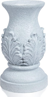 VCUTEKA Gazing Ball Stand, Roman Column Gazing Globe Stand for 8-10 Inch Garden Gazing Globe, Indoor/Outdoor Display Stand Décor Accessories, 12" H