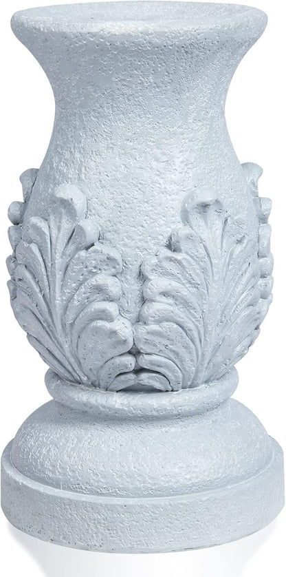VCUTEKA Gazing Ball Stand, Roman Column Gazing Globe Stand for 8-10 Inch Garden Gazing Globe, Indoor/Outdoor Display Stand Décor Accessories, 12" H