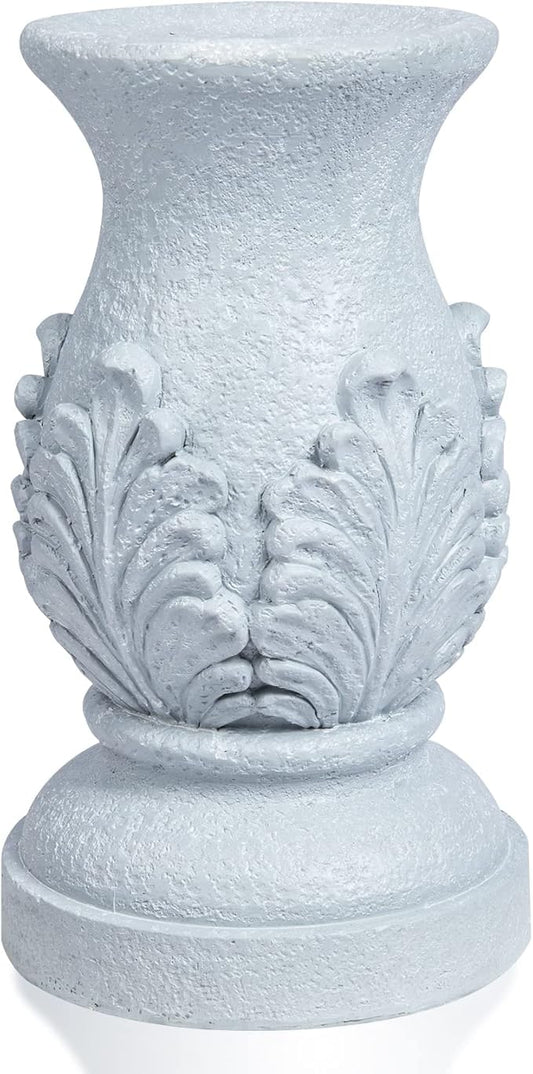 VCUTEKA Gazing Ball Stand, Roman Column Gazing Globe Stand for 8-10 Inch Garden Gazing Globe, Indoor/Outdoor Display Stand Décor Accessories, 12" H