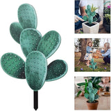 COHEALI Cactus Garden Stake Decor 9.84X6.08In Outdoor Metal Plant Stake for Yard Patio Lawn Decorative Garden Sign Inserted Ornament