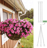 Chain for Hanging Plants, Adjustable Hanging Chain with Hooks, 21 Inch, Black – 10 Pack Heavy Duty for Hanging Bird Feeders,Grow Lights, Potted Plants, Neon Sign, Christmas Wrea