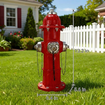 Fire Hydrant for Dogs to Pee On Outdoor Resin Dog Pee Post Yard Decor Funny Fake Fire Hydrant Dog Training Statue for Garden Patio Lawn Ornament Backyard Decoration for Puppies