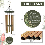ASTARIN Personalized Memorial 30"/36" Wind Chimes for Loss of Loved One Mom Dad, Produced in USA Memorial Gifts for Sympathy Bereavement Remember, Deep Tone in Memory of Wind Chimes for Outside