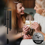 Wind Chimes for Outside Deep Tone, 47" Large WindChimes with 7 Tubes, 100% Rustproof Aluminum, Memorial Gift or Garden, Patio, Porch and Outdoor Décor