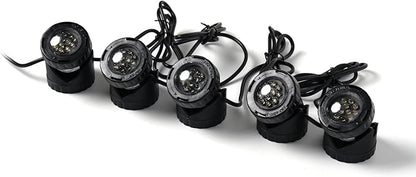Jebao Submersible LED Pond Light, Set of 5