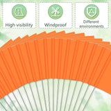 Amylove 300 Pcs Marking Flags 15 x 4 x 5 Inch Marker Flags for Lawn Yard Survey for Lawn Irrigation Landscape Fence Sprinkler Pet Training(Orange)