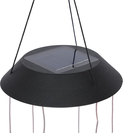 Alpine Corporation RGG644SLR-CC Outdoor Solar Hanging Color Changing Light, 28" Tall, Black