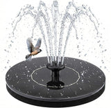 Yeomi Solar Fountain, Floating Solar Water Pump for Bird Bath, Outdoor Water Fountain No Battery or Electricity Needed, Easy to Use for Garden, Pond, Patio