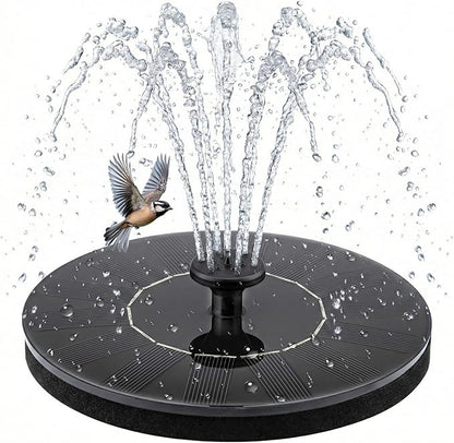 Yeomi Solar Fountain, Floating Solar Water Pump for Bird Bath, Outdoor Water Fountain No Battery or Electricity Needed, Easy to Use for Garden, Pond, Patio