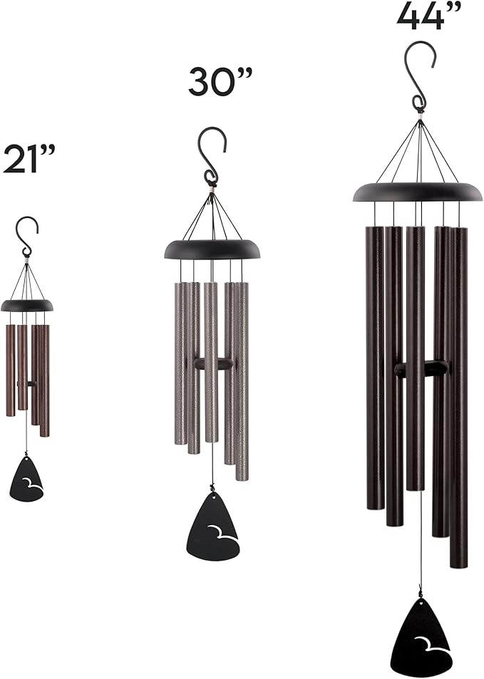 Personalized Listen to The Wind Memorial Wind Chime (44" Black)