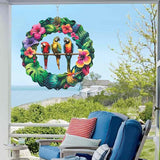 Metal Three Birds Wind Spinner Gift for Boy Girl Kids Colorful 3D Hanging Wind Spinner for Outdoor Garden Decor Animal Wind Sculptures for IndoorOutside Lawn Yard