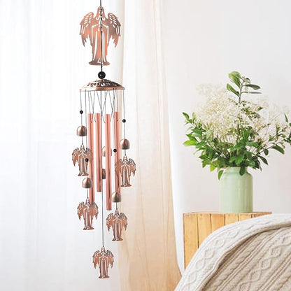 for Women,Angel Wind Chimes Outdoor Angel Lover Birthday Gifts for Men/Mom/Grandma Metal WindChimes Outside/Indoors, Lawn, Patio, Garden Decor, Yard Decorations