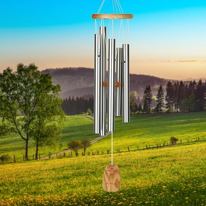 Woodstock Chimes Signature Collection, Chimes of Bach, 28'' Famous Melodies Wind Chimes for Outdoor, Patio, Home or Garden Décor (CBWSI)
