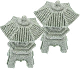 Yardwe 4pcs Miniature Sandstone Pagoda Statues Zen Decor for Use Japanese Lantern Sculptures for Bonsai and Aquariums