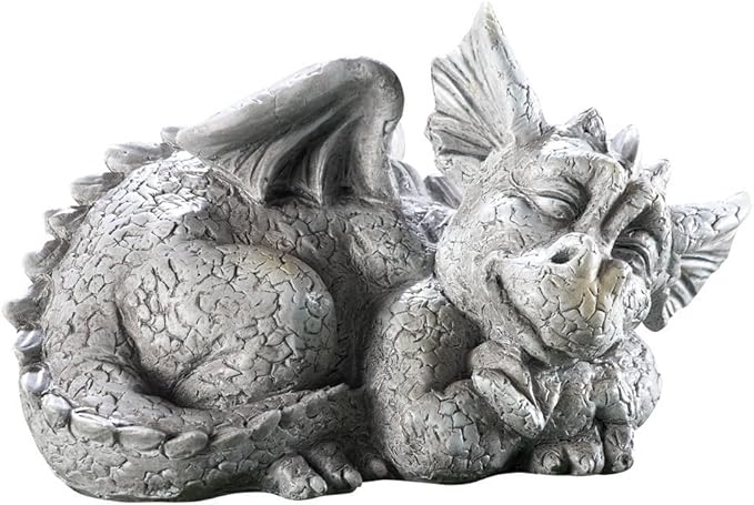 CT DISCOUNT STORE Adorable Mythical Creature Baby Sleeping Dragon (Dragon Facing Right)