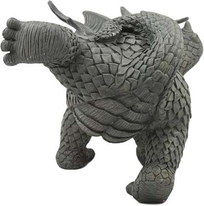 Ebros Gift Whimsical Dog Style Peeing Garden Dragon Statue 12" Long Cute Naughty Baby Dragon Cocking Leg Faux Stone Resin Finish Figurine