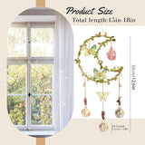 Suncatcher - Amethyst Moon Crystal Sun Catcher Window Hanging, Good Luck Charms Gifts for Women Chrismas Thanksgiving Birthday Crystal