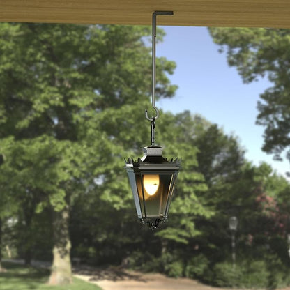 Saffruff 15 Inch 2 Black Pack Heavy Duty Outdoor Plant Hangers, Iron Hanging Plant Brackets for Hanging Plants Outside, Metal Plant Hooks Plant Wall Hooks for Hanging Lantern, Bird Feeder