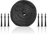 Medium Water Garden Koi Fish Pond Heron Defense Kit, Includes Heron Decoy and Pond Cover Netting, Protects Koi Fish from Blue Heron Birds, Cats & Predators – Reusable & Stakes Included