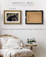 ARPEOTCY Vintage Gold Framed Wall Art, Classical Trendy Woman Gallery Paintings, Victorian Farmhouse Canvas Prints Home Decor, Wall Decor for Living Room Bathroom Bedroom, 11x14 inch
