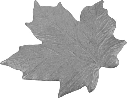 balacoo Garden Decoration Maple Stepping Stone Iron Pathway Stone for Outdoor Walkway Lightweight Garden Decor