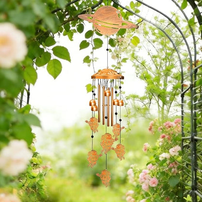 Astronaut Wind Chimes for Outside - Planet Astronauts Windchimes Outdoors Gifts for Women Men/Memorial Gift/Birthday Gifts Outdoor/Indoors, Garden Decor, Patio, Home, Porch, Yard Decorations